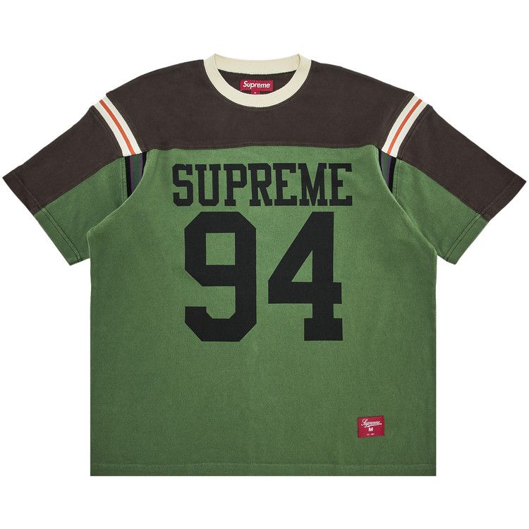 

Топ Supreme Split Short-Sleeve Football Top, Green