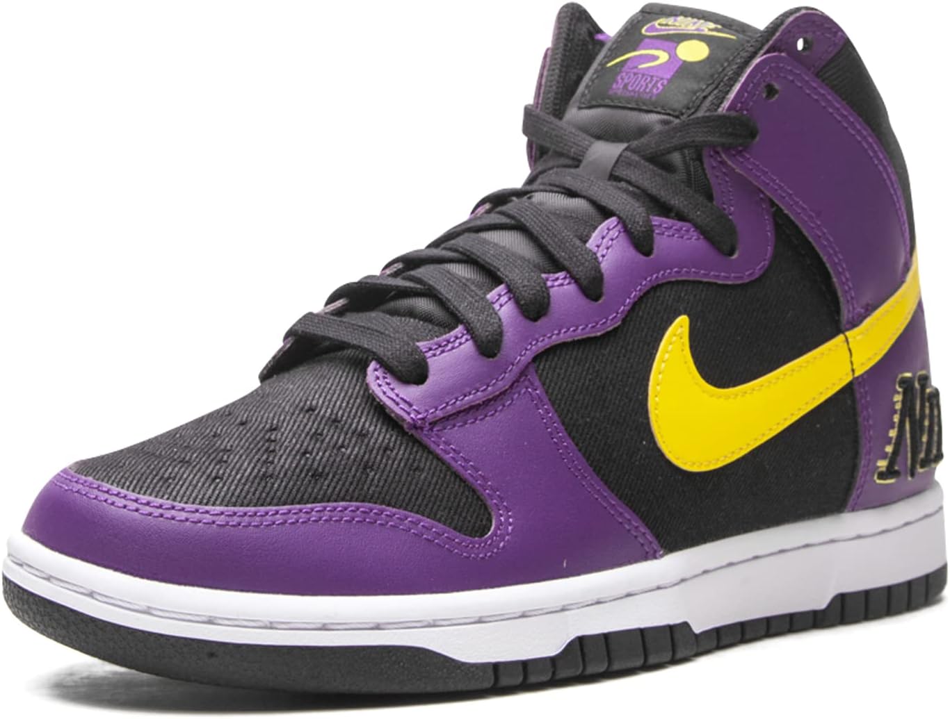 Кроссовки Nike Dunk High 1985 - Summit White / Barely Rose / University Red, Purple — фото 4
