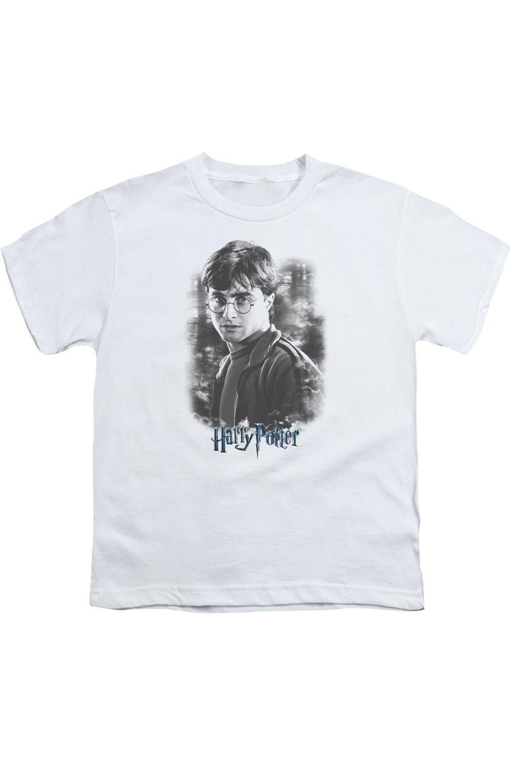 

Футболка Harry Potter "Гарри в лесу" с коротким рукавом для детей Gildan, белый