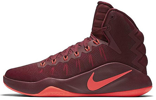 

Баскетбольные кроссовки Hyperdunk 2016 мужские высокие красные Nike