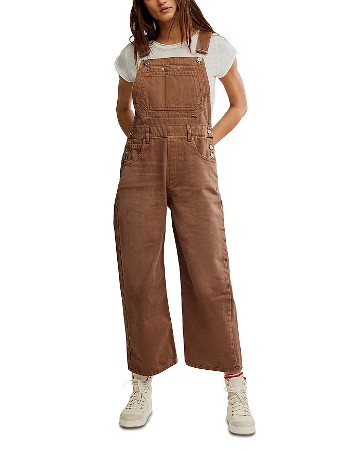 

Глубокие рабочие комбинезоны Deep Trace Free People, коричневый