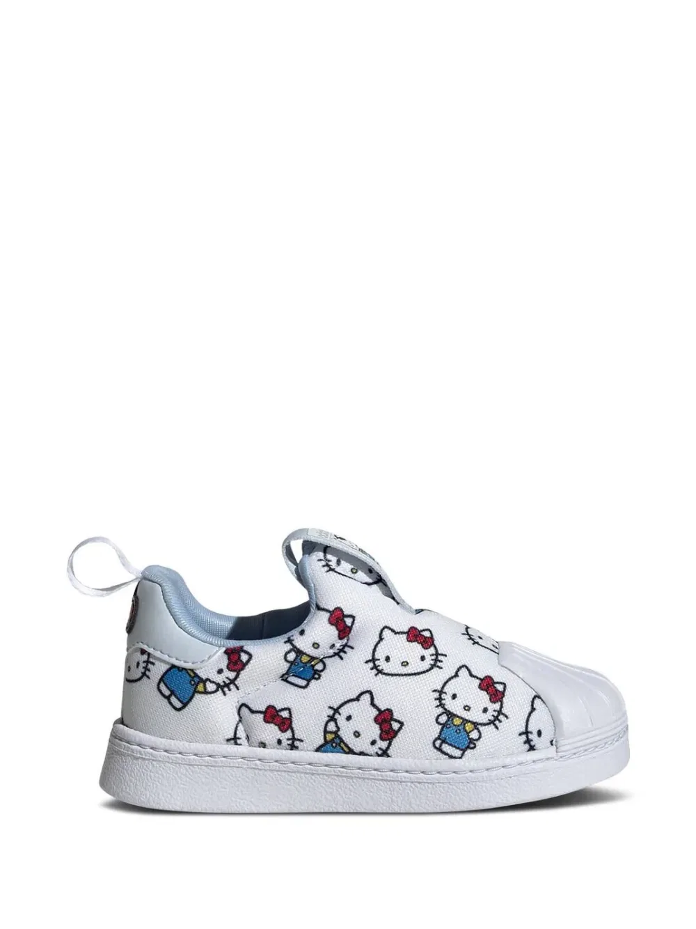 Кроссовки X Hello Kitty Superstar 360 i "Cloud White/Halo Blue/Glow Blue" Adidas Kids, белый