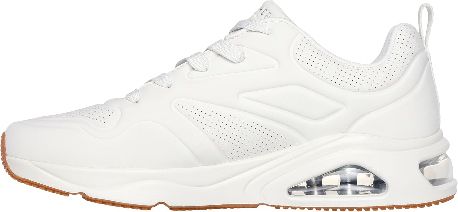 Мужские кроссовки Skechers Tres-air Uno - повседневная модная обувь, белый — фото 4