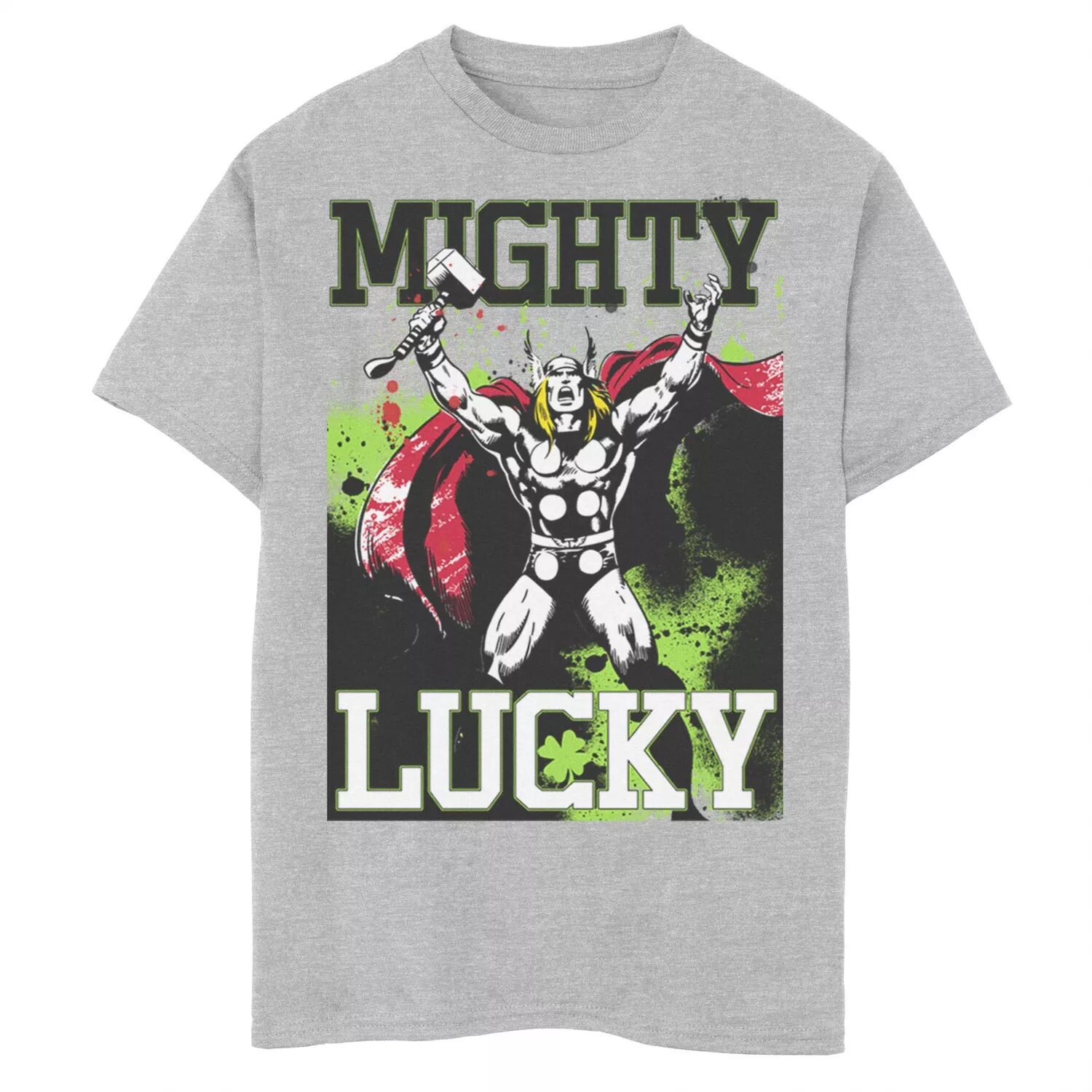 

Футболка с рисунком Marvel Mighty Luck Thor для мальчиков 8–20 лет Marvel