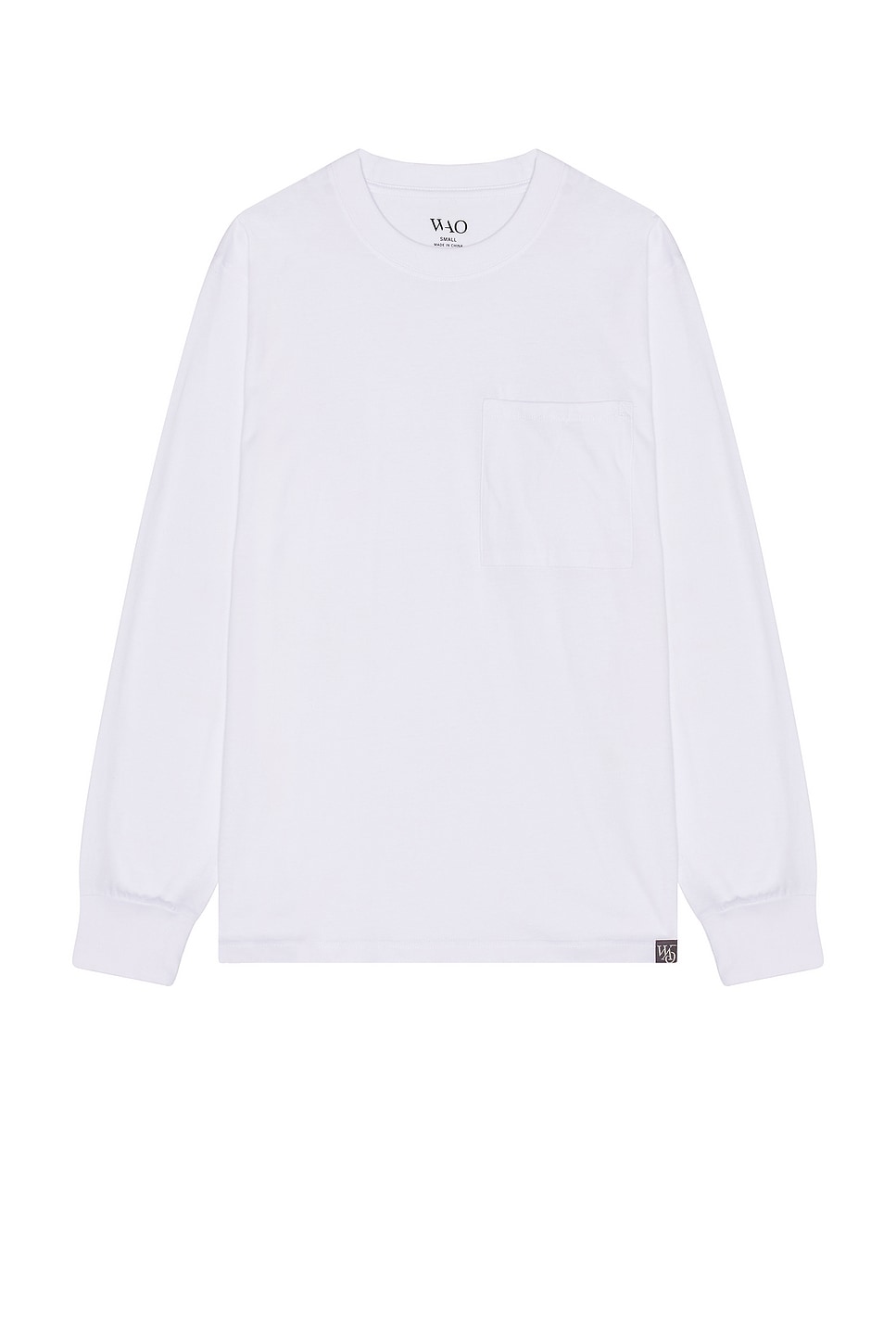 

The Футболка с длинным рукавом Pocket Tee Wao, White