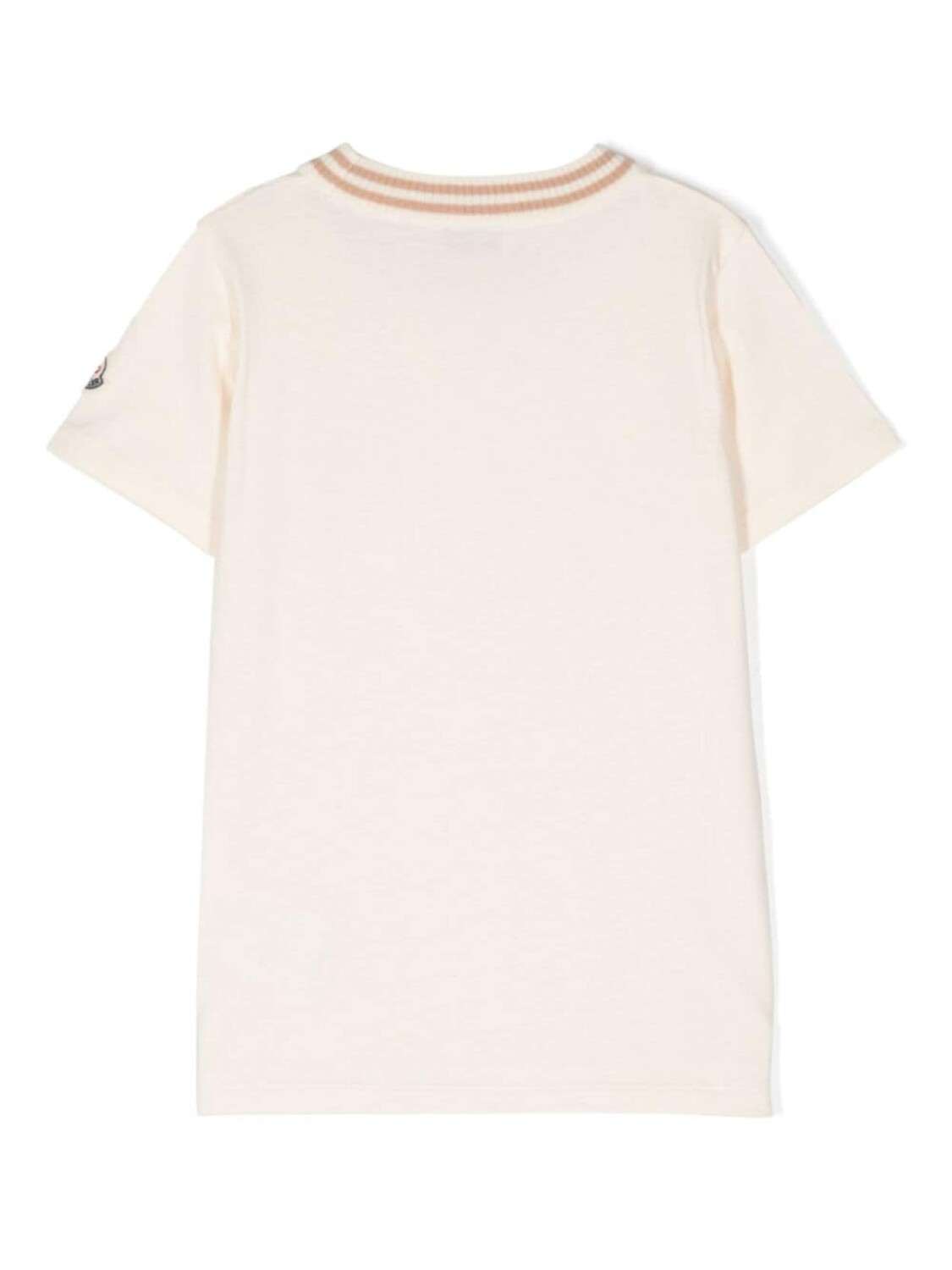 Moncler Enfant футболка из хлопка с логотипом, белый — фото 2
