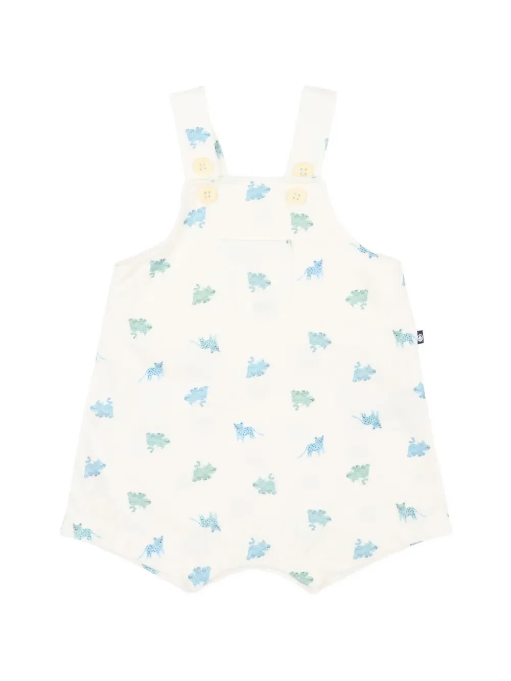 Короткие шорты с узором Petit Bateau, нейтральный — фото 2