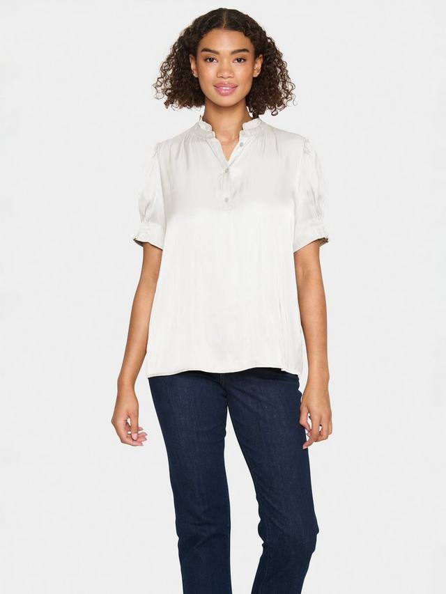 

Топ с оборками veeni Saint Tropez, цвет Bright White