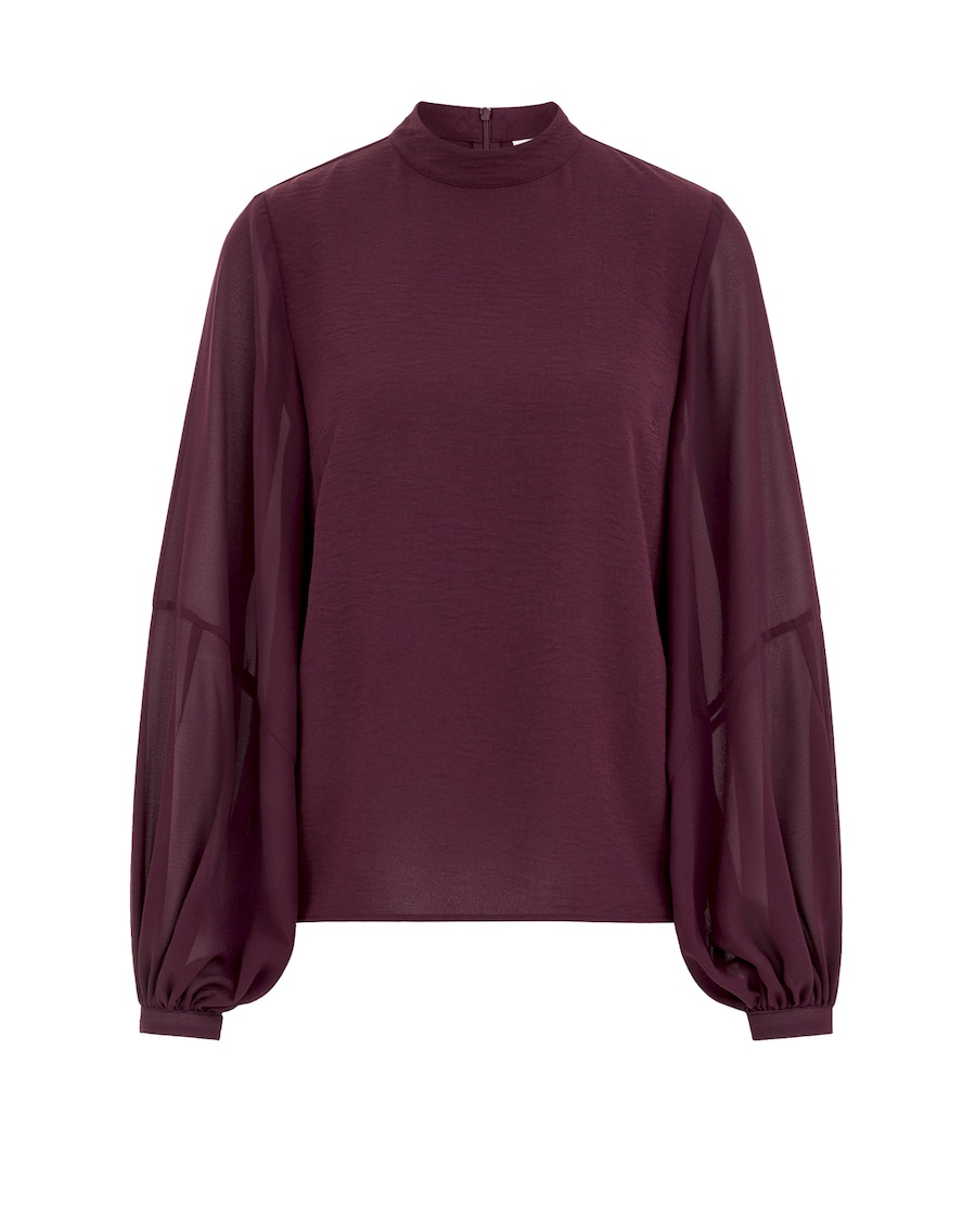 

Блуза WE Fashion, баклажановый