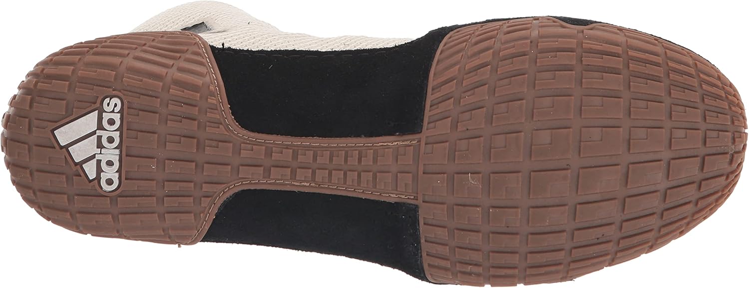 Детские борцовские кроссовки adidas Unisex-Child Tech Fall 2.0, белый/черный — фото 4