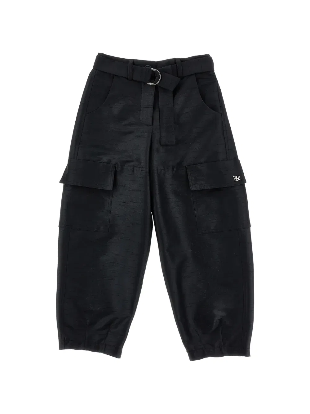 Брюки с поясом Ermanno Scervino Junior, черный