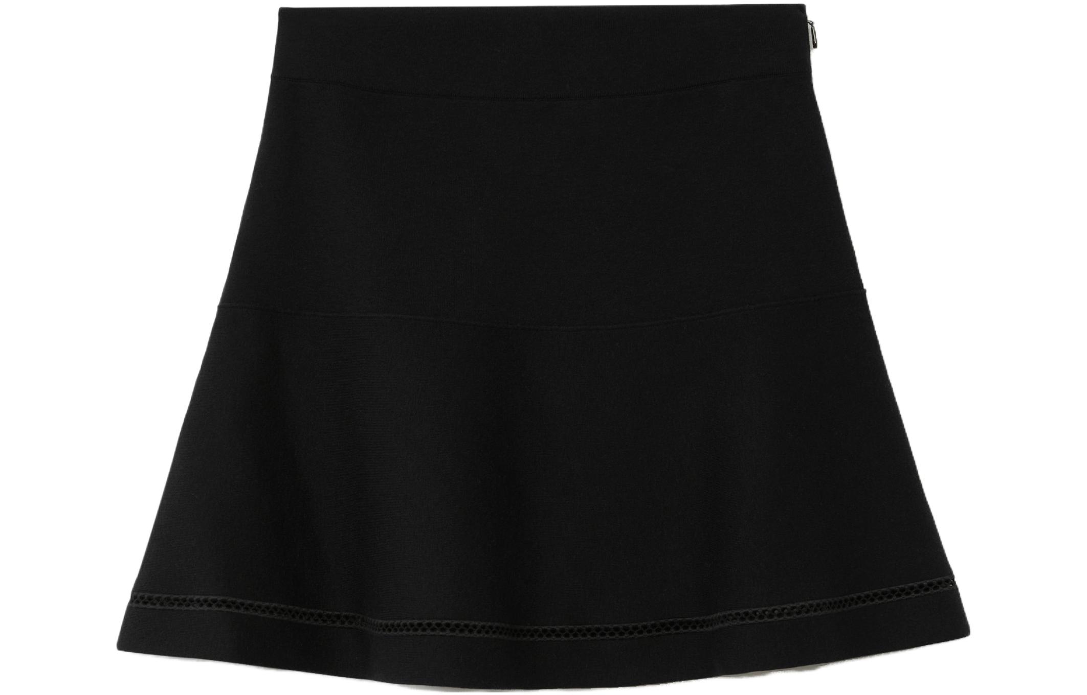 

Застёжка-молния Юбка с высокой талией Burberry, Чёрный