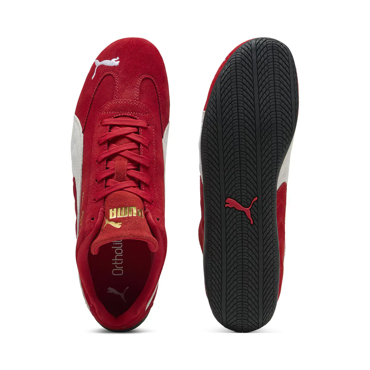 Puma Speedcat OG кроссовки для женщин и мужчин, красный — фото 2