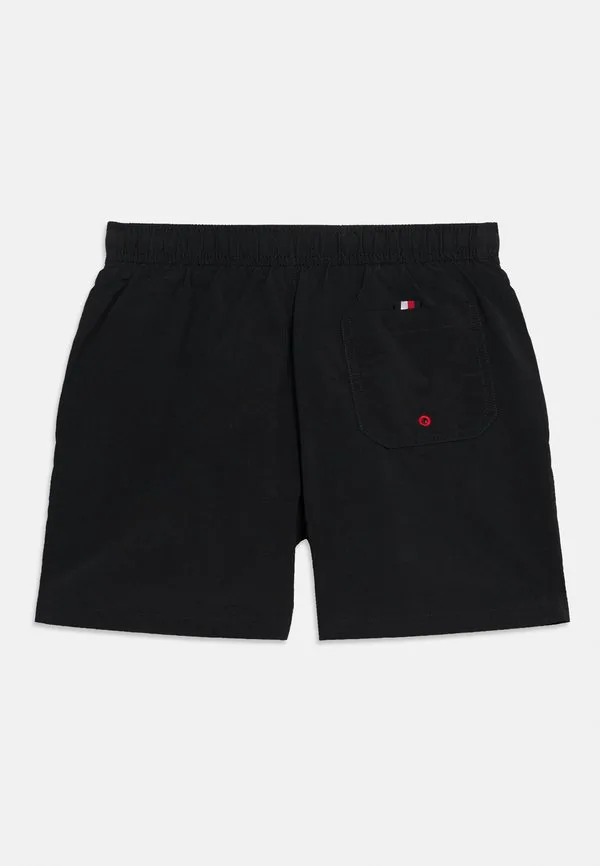 Оригинальный логотип, плавательные шорты средней длины. Tommy Hilfiger, Black — фото 2