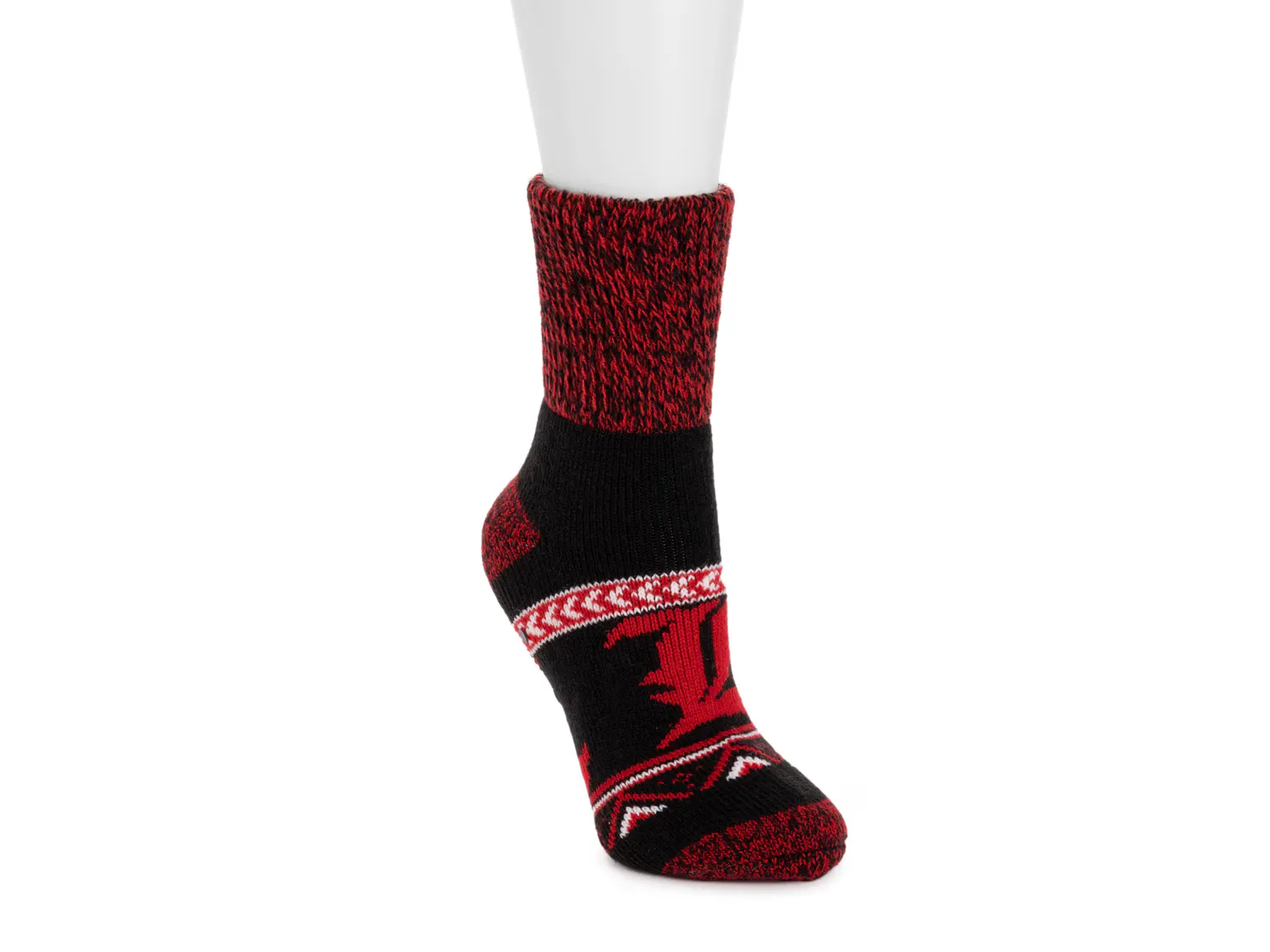 

Носки Game Day Unisex Heat Retainer Short Crew Socks Muk Luks, цвет louisville