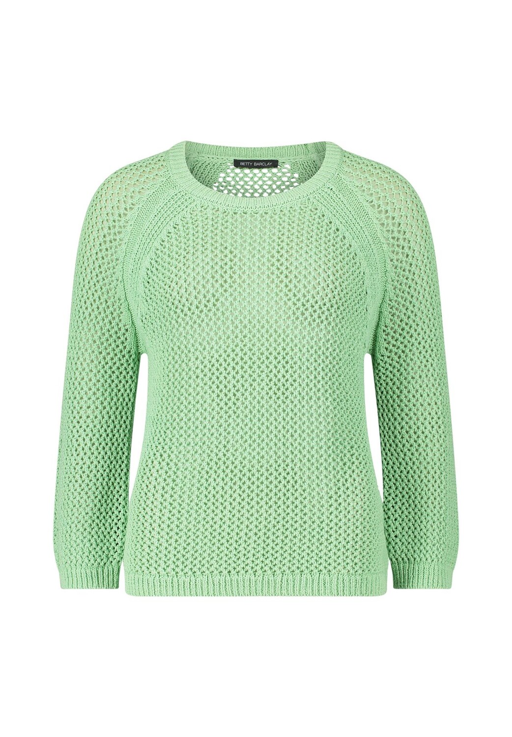 

Свитер крупной вязки с трикотажными деталями BETTY BARCLAY, цвет Greengage
