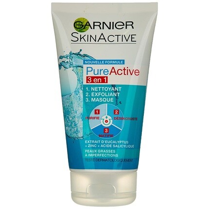 

Pure Active Face Cleanser Маска-пилинг 3 в 1, Garnier