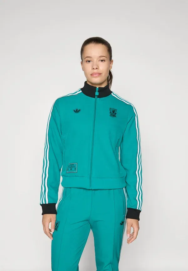 Толстовка Liverpool FC Track Top Club Wear Adidas Originals, цвет морской волны