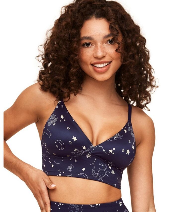 

Женский спортивный бюстгальтер Kali с низкой ударной нагрузкой Adore Me, цвет Novelty blue