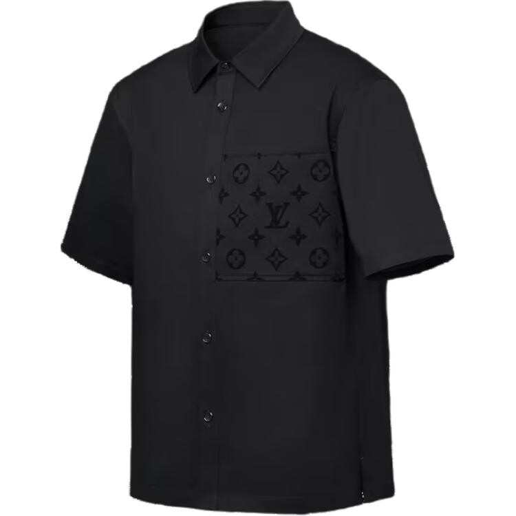 

Рубашка мужская черная Louis Vuitton, черный