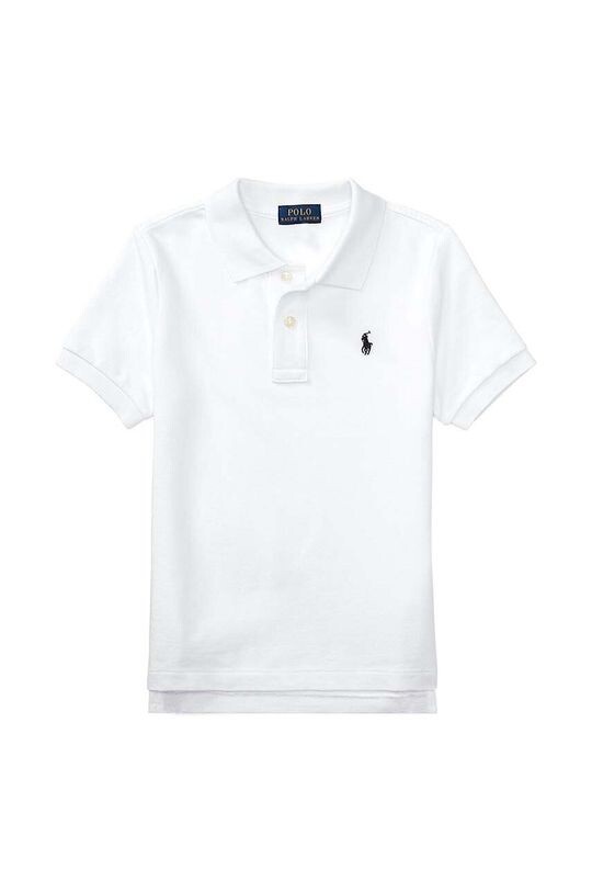 Детская футболка-поло 110-128 см Polo Ralph Lauren, белый — фото 2