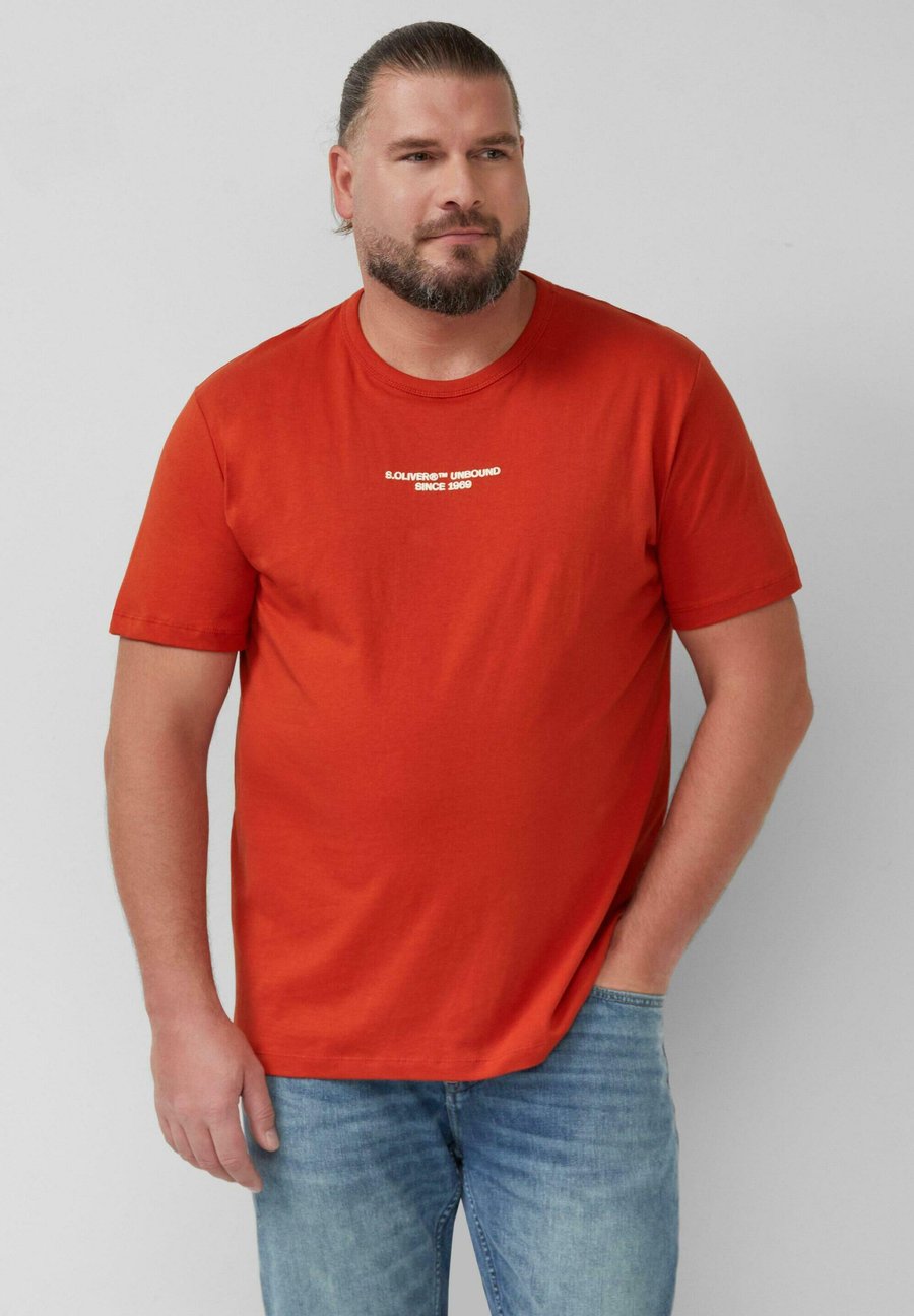 

Футболка s.Oliver Print T-shirt, Mohnrot/Red