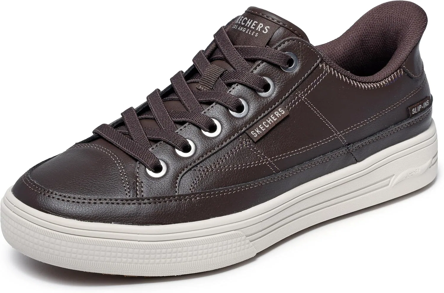 Мужские кроссовки Skechers Arch Fit Arcade Catch Ya There Hands Free Slip-ins, Chocolate