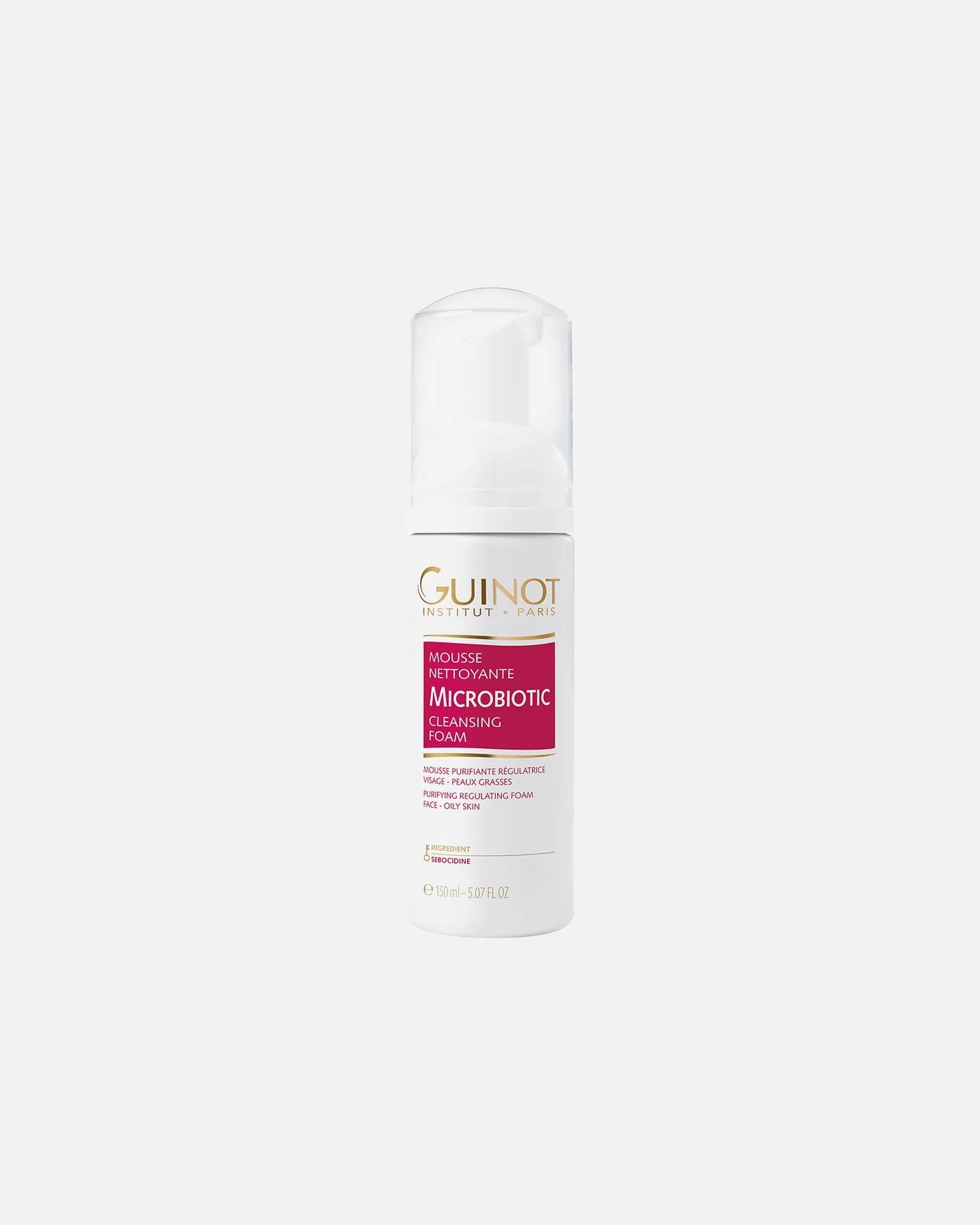 Пенка для умывания Guinot — Очищающая пенка для лица с микробиотическим муссом, 150 мл
