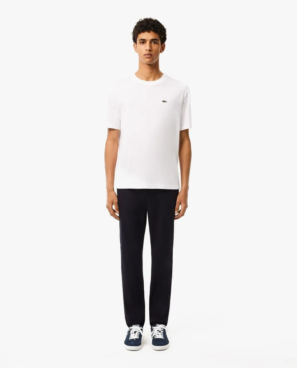 

Мужские облегающие брюки-чинос из эластичного хлопка Lacoste, темно-синий