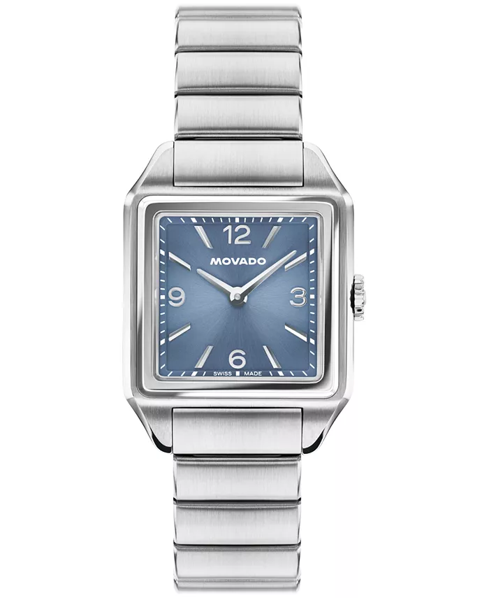 

Женские часы 1917 Swiss Quartz из нержавеющей стали, 25 X 34.1 мм Movado