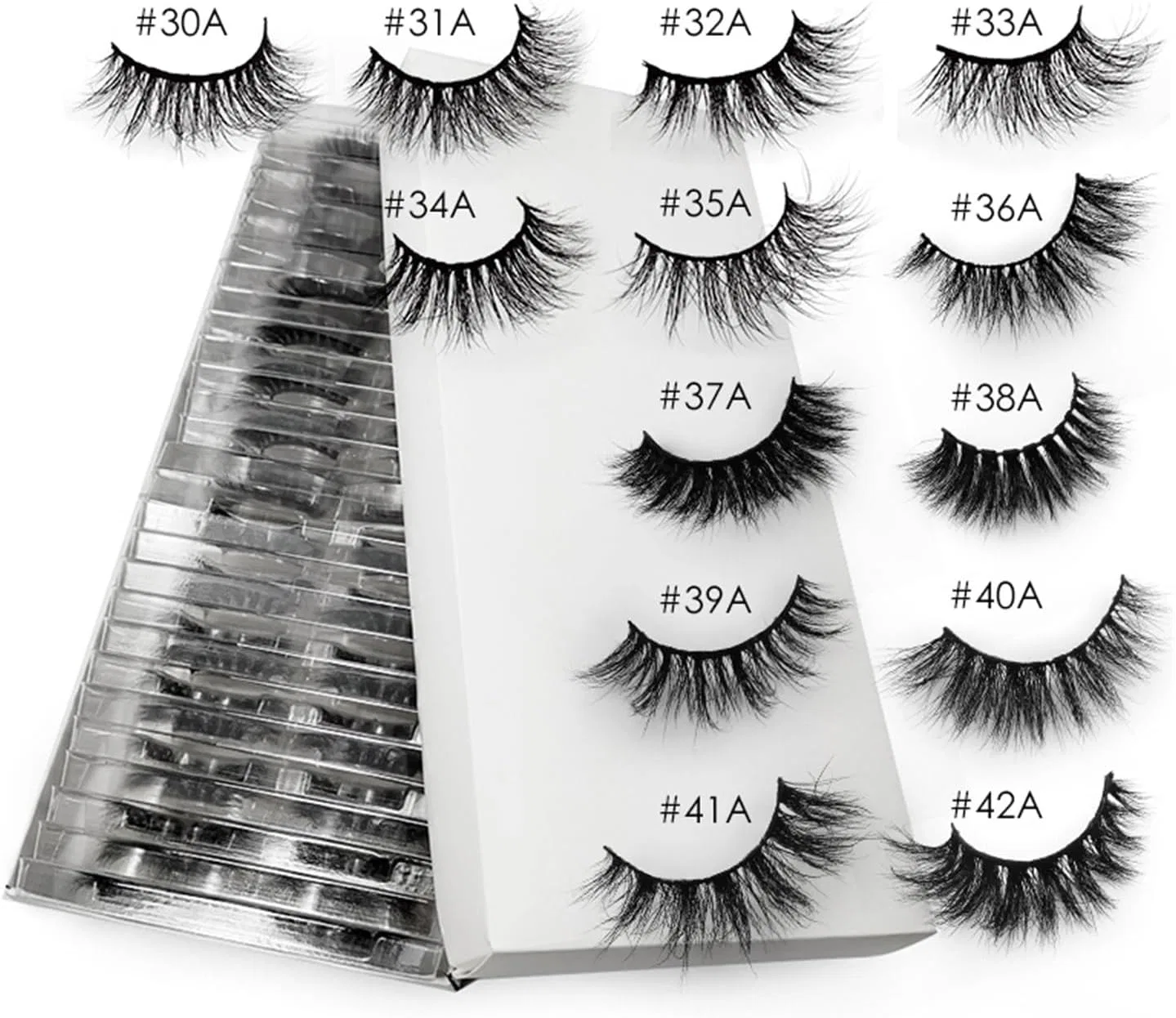 Ресницы UAMOU MIX30PAIRS 3D Mink