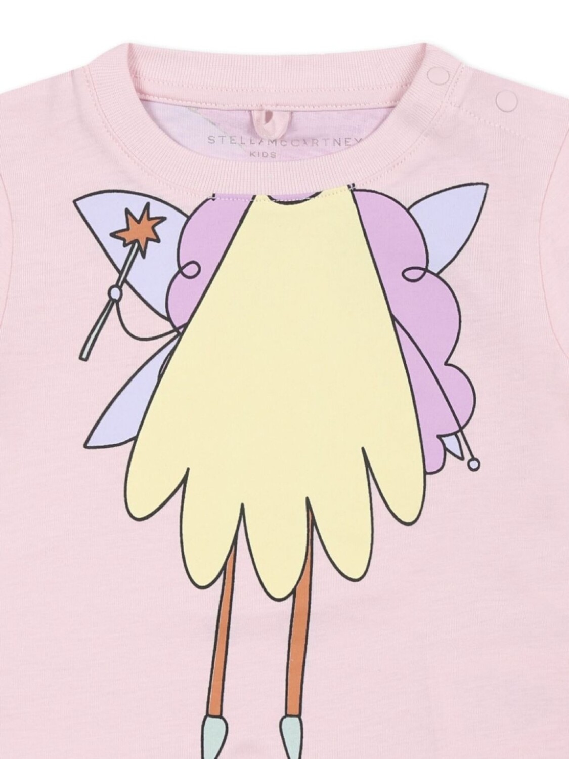 Футболка с графическим принтом Stella McCartney Kids, розовый — фото 3