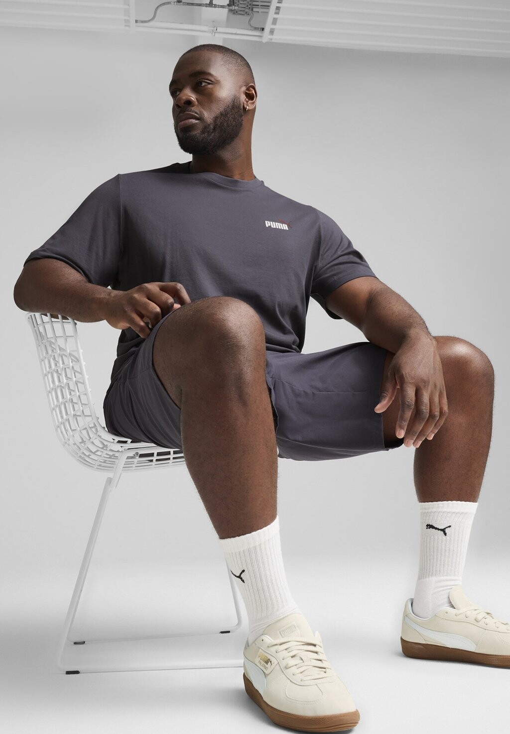 

Базовая футболка COL SMALL LOGO Puma, серый