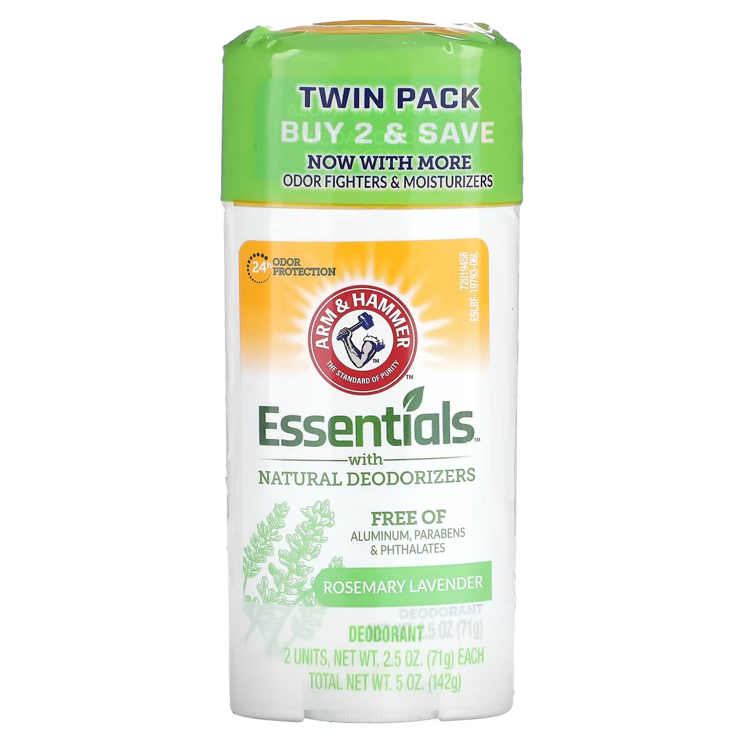 Дезодорант Arm & Hammer Essentials с ароматом розмарина и лаванды — фото 2