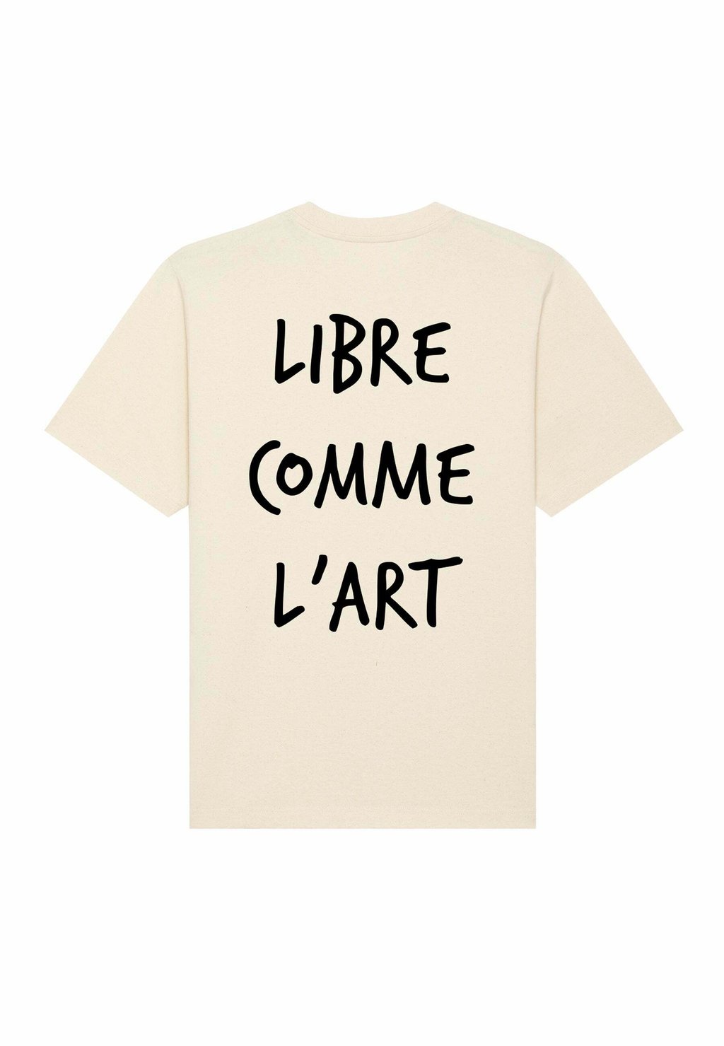 

Футболка с принтом LIBRE COMME LART BACK PRINT HEAVYWEIGHT Mira Paris, кремовый