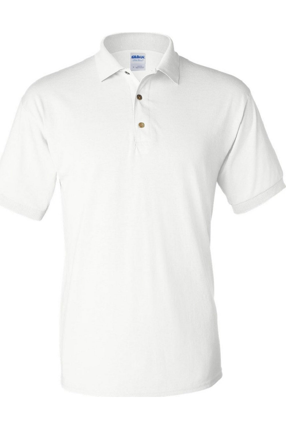 

Рубашка поло с коротким рукавом Gildan Adult DryBlend Jersey, белый