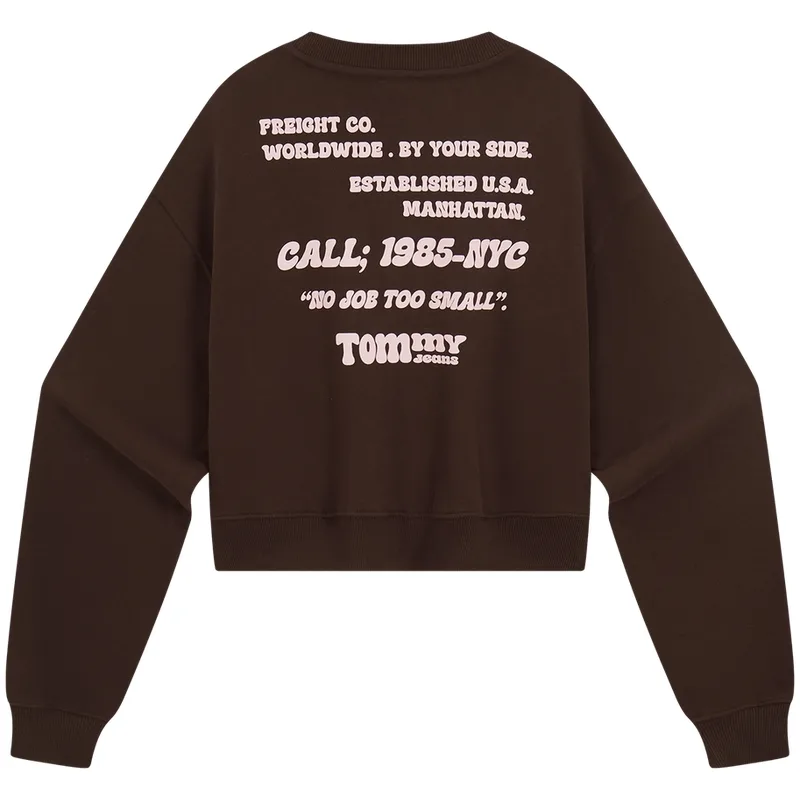 Свитшот женский Tommy Hilfiger, Brown Red GS7 — фото 3