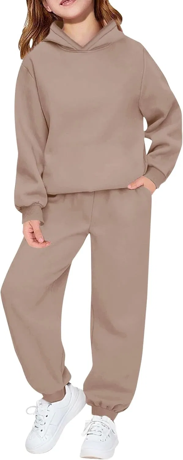 Детский спортивный костюм из флиса, Generic, хаки