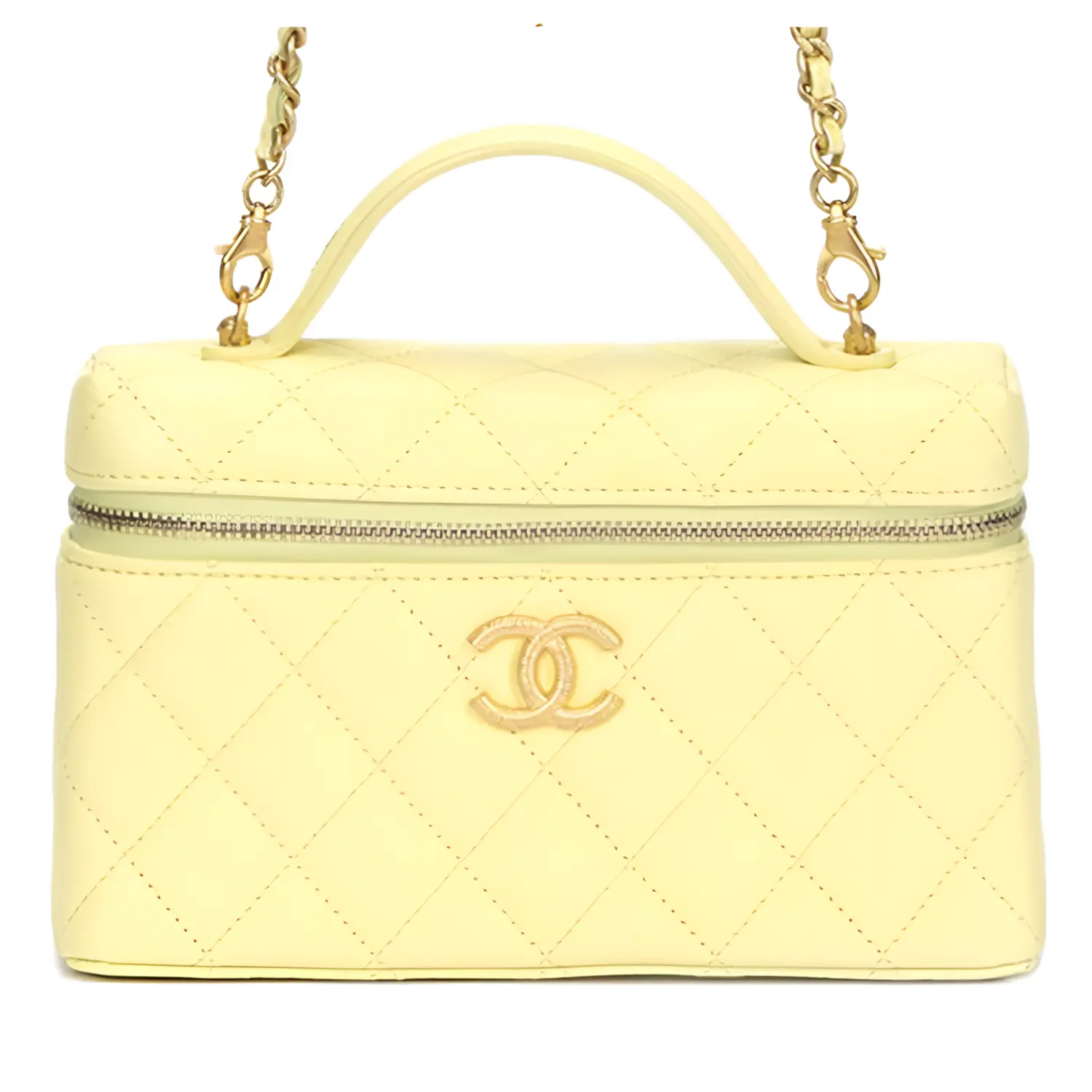 

CHANEL Сумка через плечо из личи грайн коровьей кожи