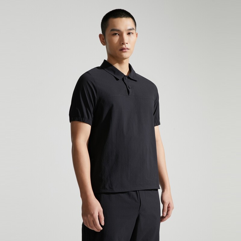 

Рубашка-поло мужская Calvin Klein Sports с квадратной этикеткой, черный