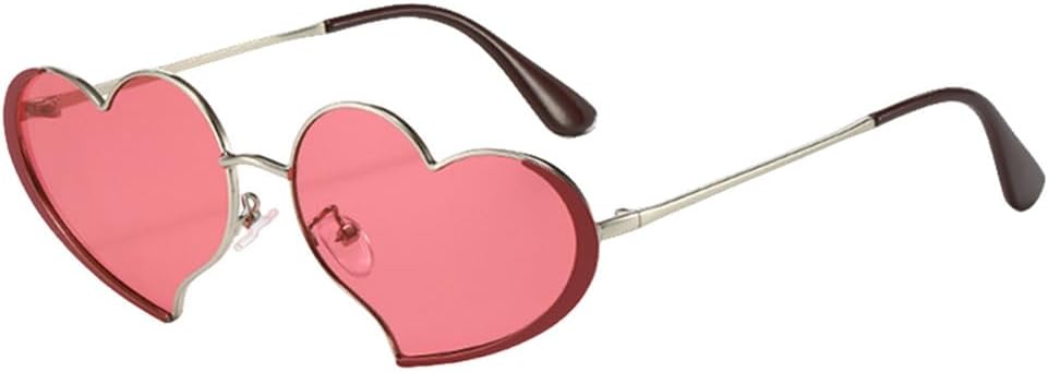 

Женские металлические солнцезащитные очки в форме сердца с градиентным переходом цвета для активного отдыха, защита от ультрафиолета UV400, металлические женские солнцезащитные очки TVTBBVV, 3