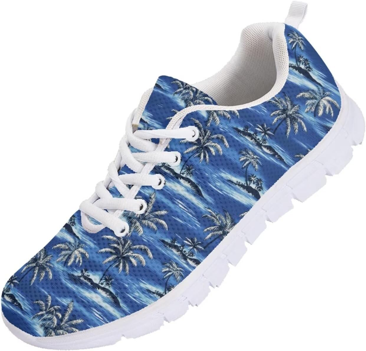 

Мужские кроссовки Funnydude Funny Print для ходьбы, удобные, дышащие, с сеткой, повседневные, Palm Tree