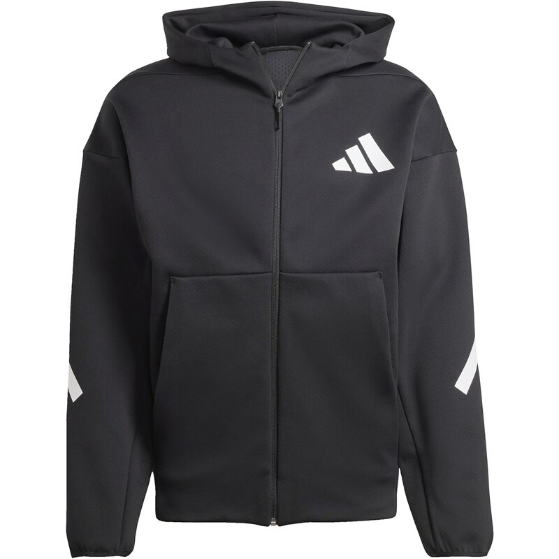 

Kapuzensweat zne full-zip hooded track Adidas, черный