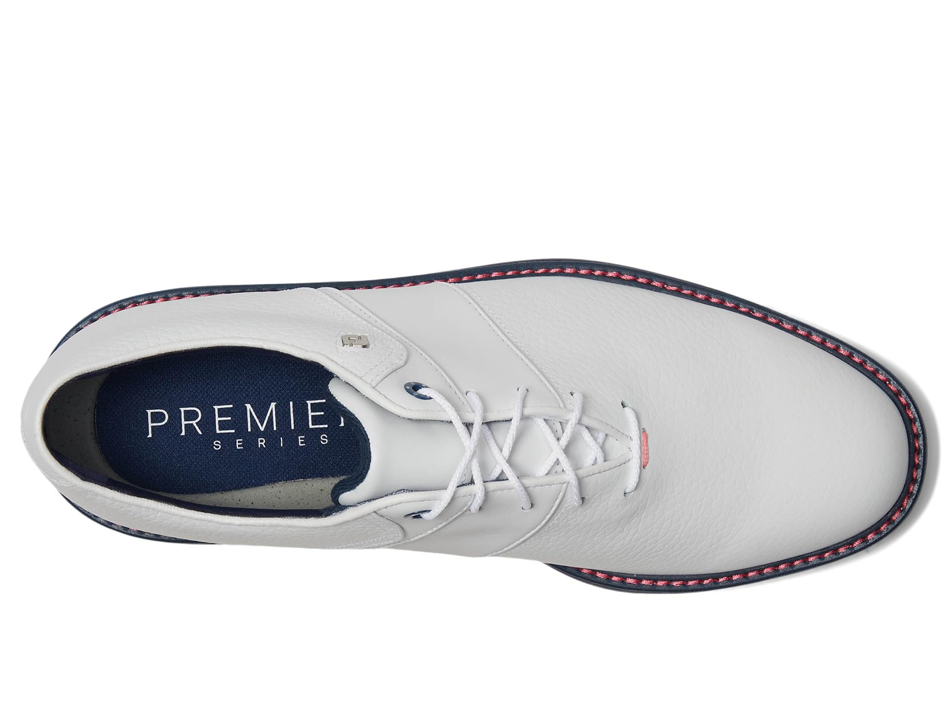 Кроссовки FootJoy Premiere Series - Packard Golf Shoes- Previous Season, цвет White/Pink/Navy — фото 2