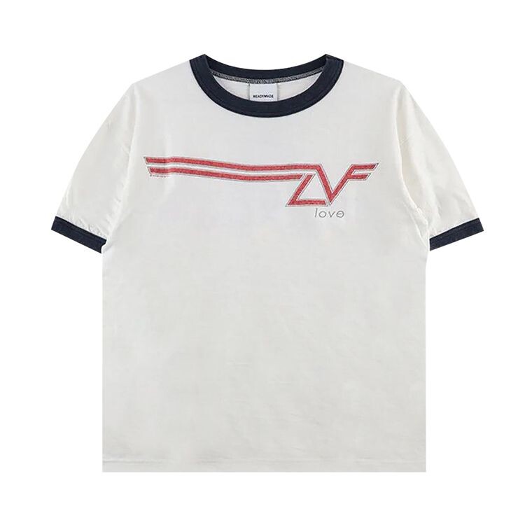 

Футболка READYMADE Ringer Short-Sleeve T-Shirt White, белый