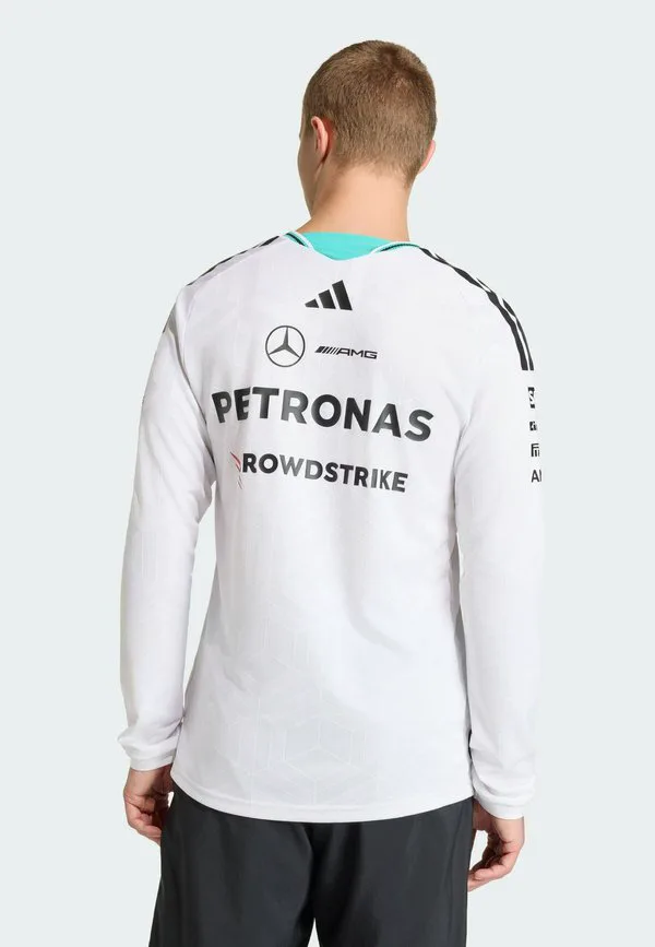 Футболка с длинными рукавами amg petronas formula one team Adidas Performance, White — фото 2