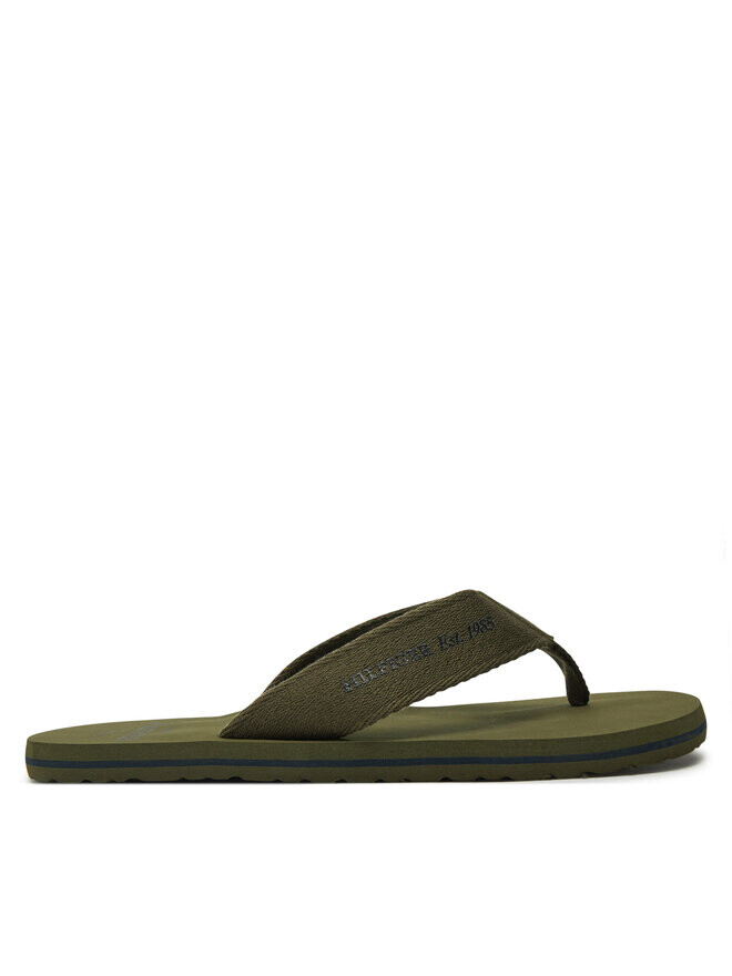Шлепанцы Tommy Hilfiger Hilfiger 85 Beach Sandal FM0FM05339, зеленый — фото 4