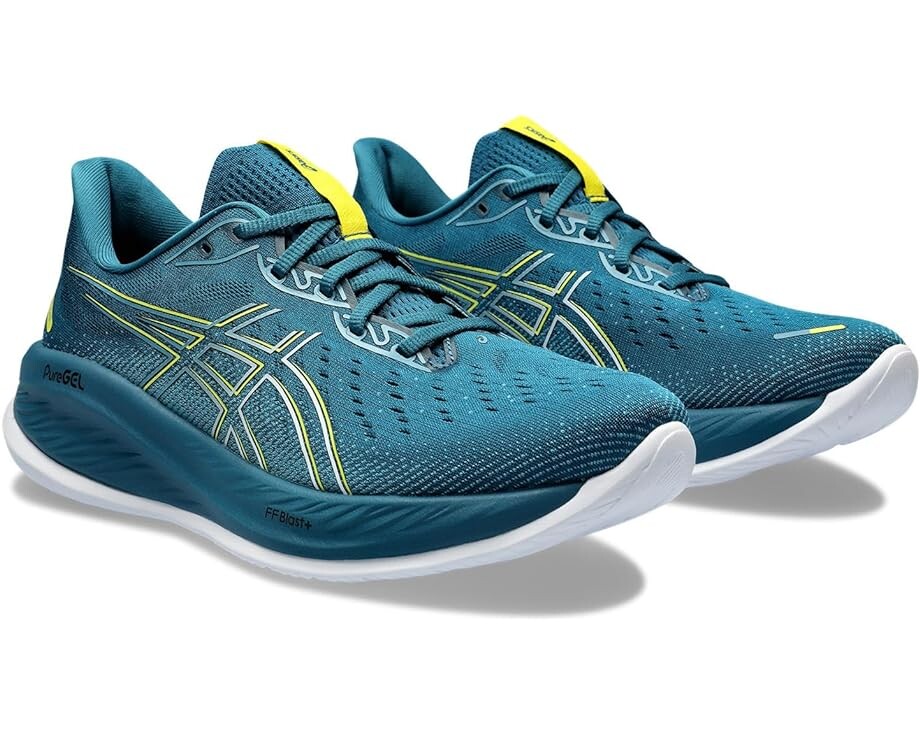 

Кроссовки ASICS GEL-Cumulus 26, цвет Evening Teal/Bright Yellow