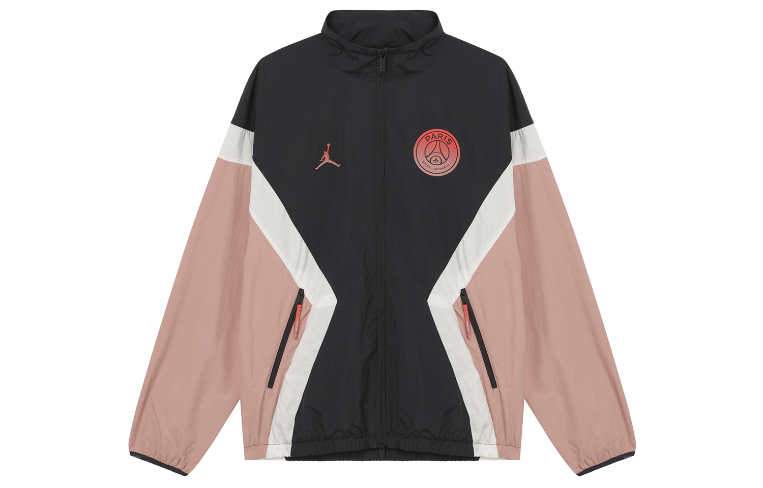 Jordan Куртка Paris Saint-Germain FW24 мужская, Rusty Pink/Gray Black/Sail White/Infrared Red — фото 3