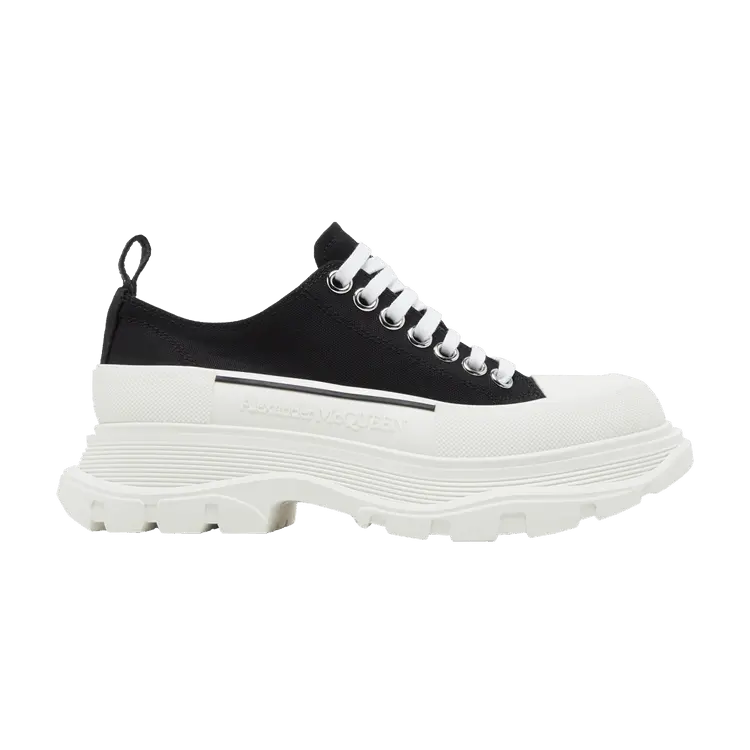 Кроссовки Alexander McQueen Alexander McQueen Wmns Tread Slick Lace Up 'Black White', черный